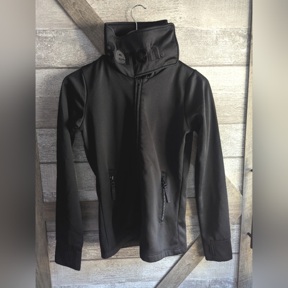 Bench Black Zip-Up Sweater